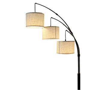 Modern LED Floor Lamp Minimalist Design METAL <b>Standing</b> Light with Remote <b>Control</b> for LIVING ROOM OFFICE High Brightness - Product Image 3