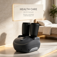 Masseur de pieds et de jambes en gros, compression d'air pour mollets, pétrissage Gua Sha, chauffage infrarouge lointain, machine à commande tactile, 5 modes, USB