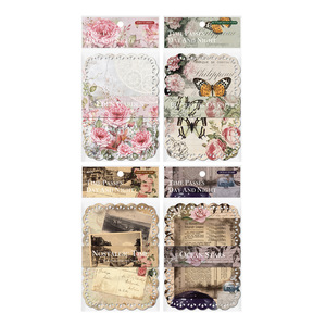 20 pz/pacco di serie della dinastia dell'età della carta di gioco decorativo dello scheletro del <span class=keywords><strong>Collage</strong></span> europeo dell'annata - Product Image 6