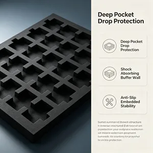 High Density Custom EVA <b>Foam</b> Tray, Shockproof Die Cut Inserts <b>For</b> Packaging - Product Image 2