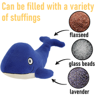 Jouet en peluche lesté personnalisé de haute qualité pour l'anxiété, fabriqué par BSCI ICTI, parfait pour les câlins, doux et moelleux, avec du lavande