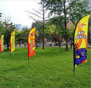 आउटडोर उड़ान बैनर पदोन्नति कस्टम मुद्रित विज्ञापन पंख आंसू-ड्रॉप फ्लैग बाली धनुष समुद्र तट ध्वज - Product Image 2