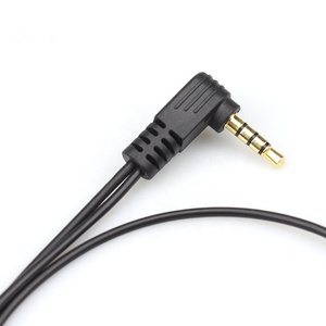 Cable de Audio Personalizado de <span class=keywords><strong>90</strong></span> Grados con Conector <span class=keywords><strong>Jack</strong></span> de <span class=keywords><strong>3.5</strong></span> <span class=keywords><strong>mm</strong></span> a Cable Abierto de 4 Polos para Micrófono y Auriculares - Product Image 4