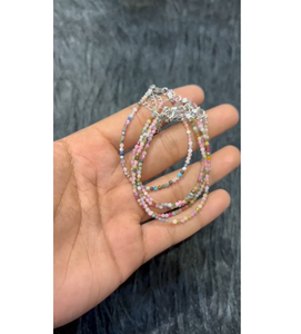 สร้อยข้อมือลูกปัดอาเกตทรงหลวมธรรมชาติคลาสสิกสำหรับผู้หญิงออกแบบด้วยลูกปัดทำมือและสไตล์มินิมอลอินเดีย - Product Image 5