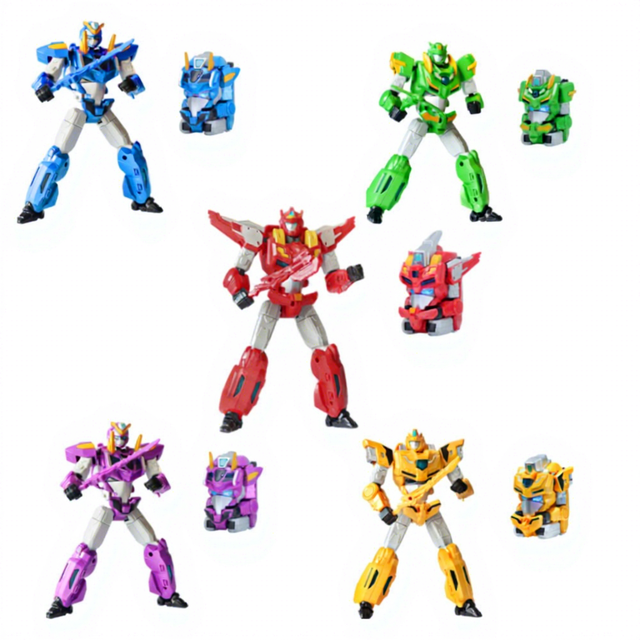 Transforming Mecha Robot Action Figure Collectible Blind Box for Toy Capsule Toy Gift