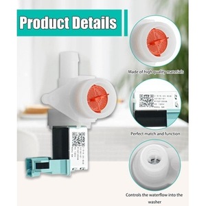 Válvula de entrada de agua W10212598, plástico eléctrico de 120V para lavadoras Whirlpool Kenmore - Product Image 3
