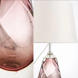 Nouveau design moderne veilleuse chevet maison décoration atmosphère lampe de table en verre - Product Image 2