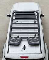 Porte-bagages de toit en alliage d'aluminium pour Land Cruiser LC250 Prado 2024+ avec une capacité supérieure à 100 kg