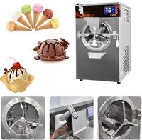 Machine à glace dure commerciale italienne - Grande capacité, contrôle automatique de la température, nettoyage en un clic, personnalisation prise en charge
