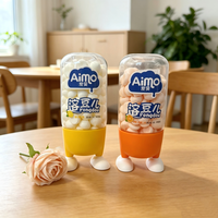 Yaourts enrobés en vrac pour bébés, saveur fruitée, fondants dans la bouche, gouttes de yaourt pour tout-petits, sans additifs, boîte de 16 g, collation, OEM ODM