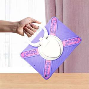 Étui de protection antichoc en silicone avec support rotatif pour tablette iPad Air 2/Pro 9,7 pouces, motif dessin animé - Product Image 3