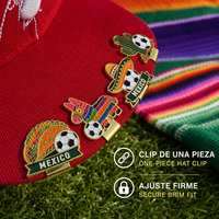 Großhandel auf Lager: Fußball-Metall-Hutclip aus Zinklegierung mit Emaille – Sofort lieferbar, Sportfan-Geschenk, Großbestellung