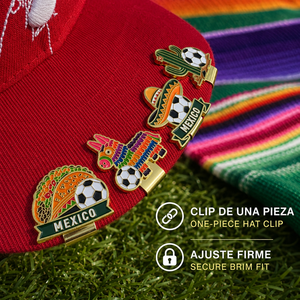 Wholesale In Stock Soccer Football Theme Metal Hat Clip Zinc Alloy Enamel Cap Clip Ready to Ship Sports <b>Fan</b> Gift Bulk Order - Product Image 2