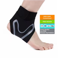 Attelle de cheville sportive réglable avec compression, soutien de la cheville, sangle de soulagement de la douleur tendineuse, bandages pour entorses du pied, blessures, basketball