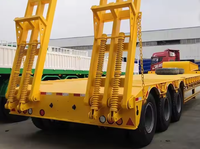 Nouveau transporteur de conteneurs en acier JY, porte-grumes à plateau plat, remorque de voyage pour pick-up avec une capacité de charge supérieure à 30 000 kg