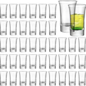 ガラスショットグラス20ml 35ml 45ml 1オンスワインカップアクリル壊れないプラスチック - Product Image 1
