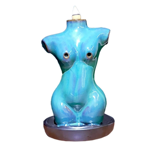 Vente en gros de cône en céramique déesse <span class=keywords><strong>moderne</strong></span> porte-<span class=keywords><strong>encens</strong></span> <span class=keywords><strong>fontaine</strong></span> buste de femme brûleur d'<span class=keywords><strong>encens</strong></span> à refoulement cascade - Product Image 6