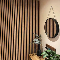 SHENGTAI panneau mural acoustique en bois moderne lattes de bois légères matériau d'insonorisation salle de musique Studios chambres à coucher