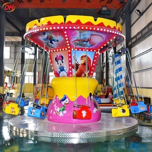 Carrusel de atracciones de feria a precio económico, 12 asientos, juegos de carnaval, columpio para niños, mini <span class=keywords><strong>silla</strong></span> voladora para parque infantil - Product Image 4