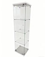 Étagère de présentation en verre transparent sur pied, salon, hôtel, chambre à coucher, armoire à vin, ornement, armoire de rangement, design moderne