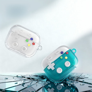 Funda Transparente para Airpods 4/<span class=keywords><strong>Pro</strong></span> <span class=keywords><strong>2</strong></span>/<span class=keywords><strong>Pro</strong></span> 3 con Diseño Retro de Consola de Juegos - Product Image 6