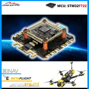 Контроллер полета DAKEFPV F722 FC 3-12S 100A/120A 4in1 <span class=keywords><strong>ESC</strong></span> 6-12 дюймов мультироторный стек для дистанционного управления FPV гоночный Дрон - Product Image 4