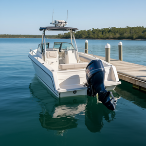 Protecteur de transom composite réglable de 24 à 36 pouces pour moteurs de bateau, protection du moteur hors-bord - Product Image 2