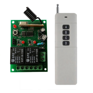 12V 2CH RF Relay Điều khiển từ xa không dây thông minh Công tắc đèn Nhà để xe Điều khiển từ xa Dụng cụ mở cửa từ xa 433 MHz Bộ phát có bộ thu rơle - Product Image 3