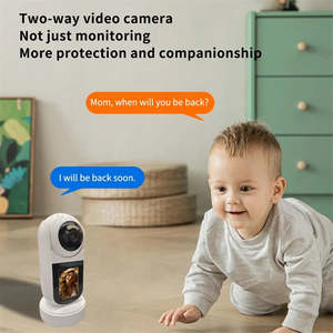 Caméra WiFi Dôme CMOS 2MP avec Application ImCam, Interphone Intelligent Bidirectionnel, <span class=keywords><strong>Vision</strong></span> Nocturne Couleur, Étanche, Moniteur Bébé, Carte SD - Product Image 5