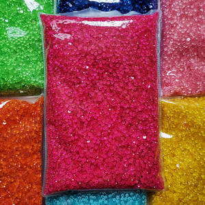 Gros Gros Paquet 2 à 6mm Résine Non Hot Fix Strass en vrac Cristaux en plastique à dos plat pour vêtements Nail Phone Art - Product Image 4