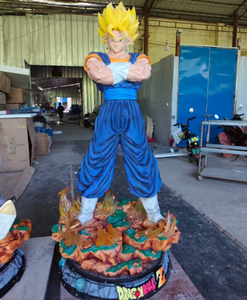Estatua de Resina de Héroe de Anime, Figura de Guerrero Ultra <span class=keywords><strong>Instinto</strong></span>, Escultura de Tamaño Real 1:1, Decoración para el Hogar, Arte Coleccionable - Product Image 2