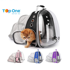 Mochila de astronauta Top One para gato, bolsa de transporte de mascotas plegable expandible suave de burbujas grandes, bien ventilada, entretenimiento deportivo bonito - Product Image 1