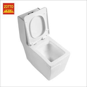 SUPER <span class=keywords><strong>SEPTEMBRE</strong></span> 2024 Toilette occidentale de forme carrée de haute qualité Couleur personnalisée Salle de bain monobloc Céramique Design doré Cuvette de toilette - Product Image 4