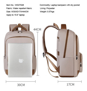 Women's Business <b>Backpack</b> Advanced Sense Eco-Friendly Portable Waterproof Polyester Large Capacity Multi-functional <b>Laptop</b> - Product Image 2