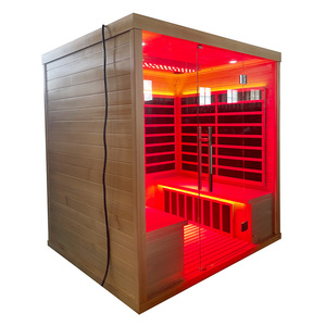 4 kişi kapalı uzak kızılötesi Sauna odası ev kırmızı ışık tedavisi ile kuru Sauna ev - Product Image 2