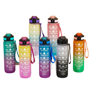 Hidratación en Movimiento: Juego de Botellas de Agua Deportivas Resistentes en 3 Tamaños para Todas las Edades - Product Image 5