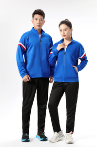 Tuta da <span class=keywords><strong>calcio</strong></span> di alta qualità con Logo personalizzato giacca da allenamento pantaloni sportivi giacca con cerniera completa Set maglione tuta - Product Image 5