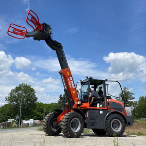 Everun ER2500F <span class=keywords><strong>2.5</strong></span> <span class=keywords><strong>ton</strong></span> CE baru konstruksi artikulasi kompak teleskopik roda pemuat - Product Image 3