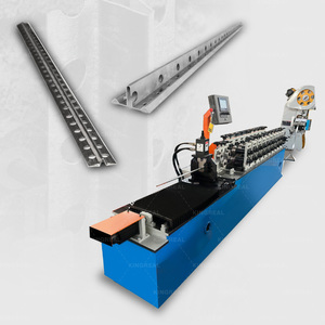 Machine de formage de rouleaux de pannes en acier galvanisé KINGREAL 2026 entièrement automatique pour la fabrication de perles en V et de rainures en V - Product Image 1