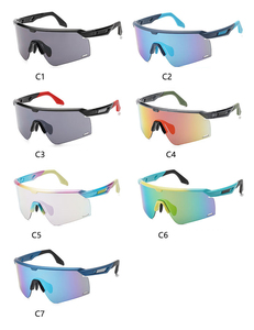 Vente en gros de lunettes de soleil de luxe à la mode, légères, en Tr90, lunettes de sport pour hommes et femmes - Product Image 6