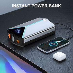 Пусковое стартер с Инфлятором, портативный 6 в 1, аварийный источник питания, воздушный компрессор, автомобильный инфлятор с подсветкой - Product Image 6