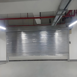Puerta Enrollable Eléctrica <span class=keywords><strong>de</strong></span> Acero Inoxidable <span class=keywords><strong>de</strong></span> Alta Resistencia, Puerta Enrollable <span class=keywords><strong>de</strong></span> Seguridad Antirrobo para Garaje o Almacén, Tamaño Personalizado - Product Image 3