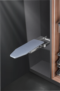 Galaxy Wardrobe 180 Degree Revolving <strong>Ironing</strong> <strong>Board</strong> Functional Hardware Soft Close Folding Metal Build Closet <strong>Wall</strong> <strong>Mount</strong> 400mm - Product Image 2