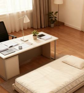 فراش من الألياف قابل للتنفس رباعي الأطراف ، قابل للطي ومحمول ، مضاد للانسداد وغير دهني ، حصيرة قيلولة للمكتب - Product Image 1