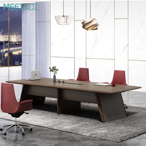 High Quality Convertible Wooden Conference <b>Table</b> Extendable for Modern Board Rooms for Meetings and Executive Use - Product Image 1