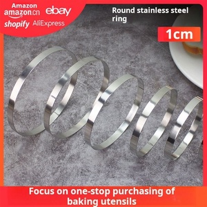 Cercles à gâteaux de riz en acier inoxydable, cercles à crêpes, cercles à tortillas, cercles à tamus français, moules à <span class=keywords><strong>soufflé</strong></span> - Product Image 5