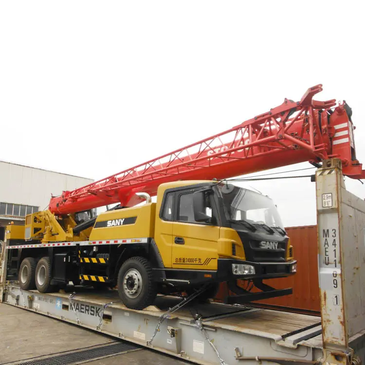 Prix bas Sany STC160 camion grue hauteur de levage 40.5m 16 tonnes mobile hydraulique avec télécommande