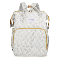 Sac à dos de maman tendance avec berceau Sac à dos pour bébé avec couches Grande capacité Sac à couches pour bébé avec lit Sac à dos de maman personnalisé avec pare-soleil