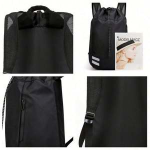 Waterproof <b>Drawstring</b> Gym Sport <b>Backpack</b> Mochilas Outdoor Training Basketball Bag <b>Backpack</b> - Product Image 6