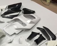 Carénages blancs, rouges et noirs pour Yamaha YZF1000 R1 2002 2003, carrosserie YZF R1 02 03, carénage de moto YZF-R1 ABS